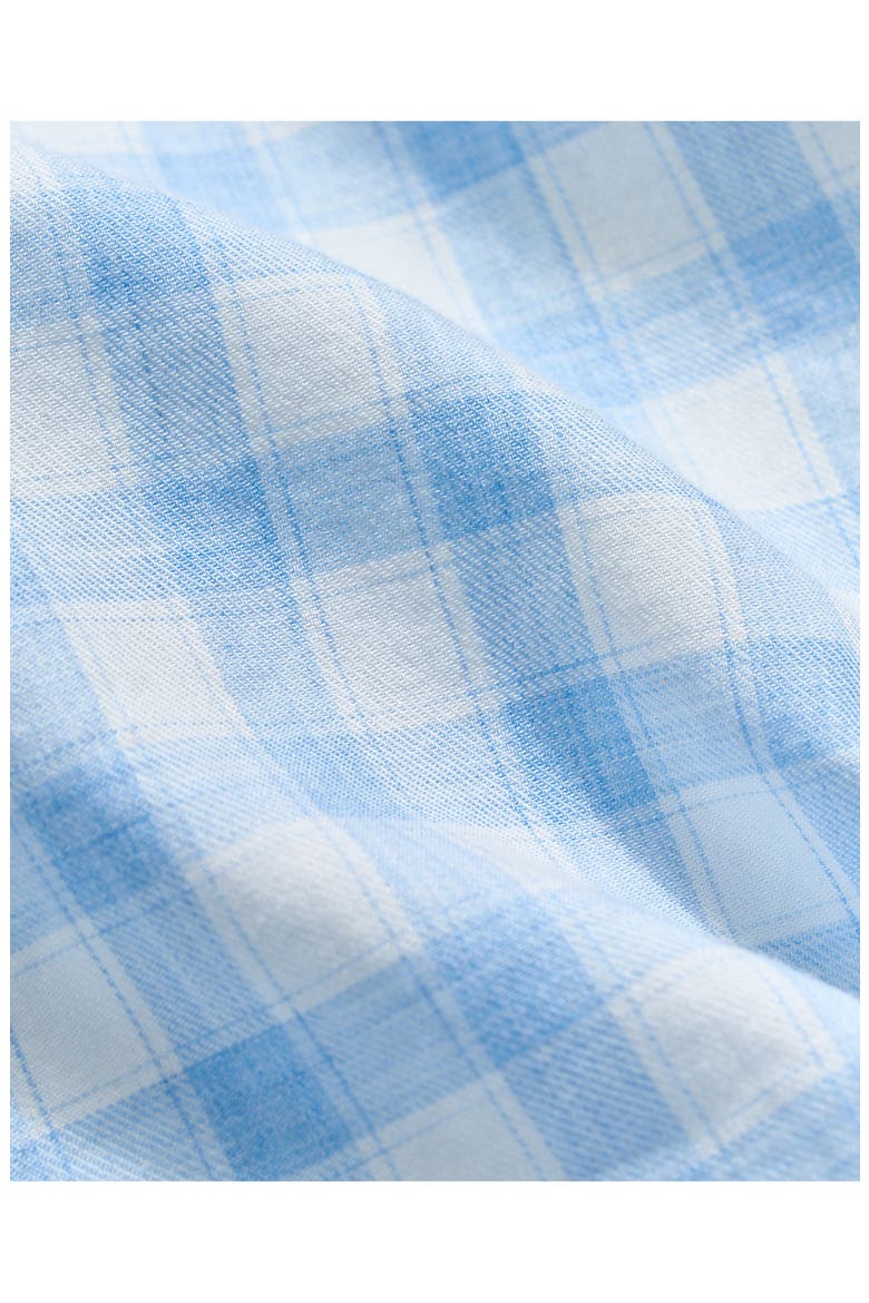 Hutcheson Plaid Button-Up Sport Shirt, Alternate, color, LIGHT BLUE/ WHITE