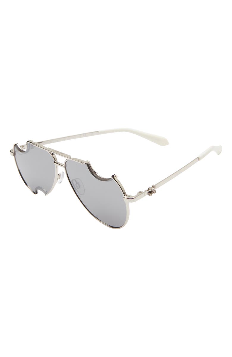 Off-White Dallas Aviator Sunglasses, Alternate, color, 