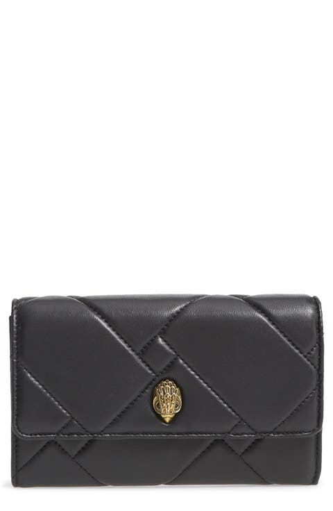 Kensington Quilted Leather Wallet on a Chain