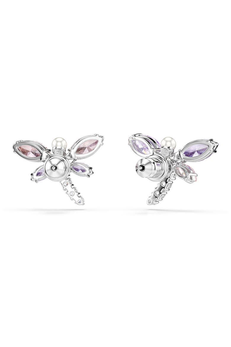 x Ariana Grande Multicolor Crystal Stud Earrings, Alternate, color, SILVER/ MULTI