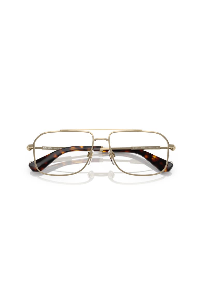 56mm Rectangle optical glasses, Alternate, color, Gold