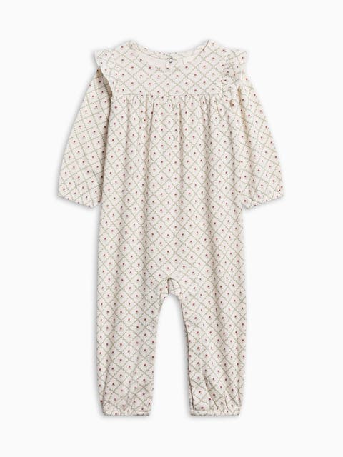 Organic Jine Ruffle Sleeve Romper