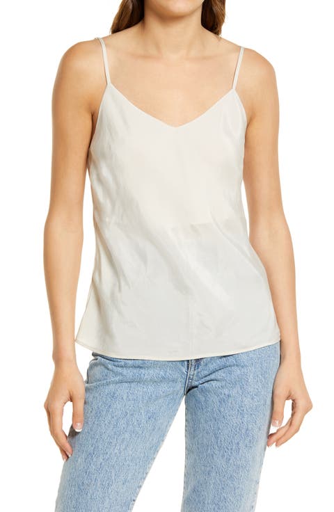 Scarlet Matte Satin Camisole