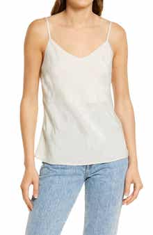 AG Scarlet Matte Satin Camisole
