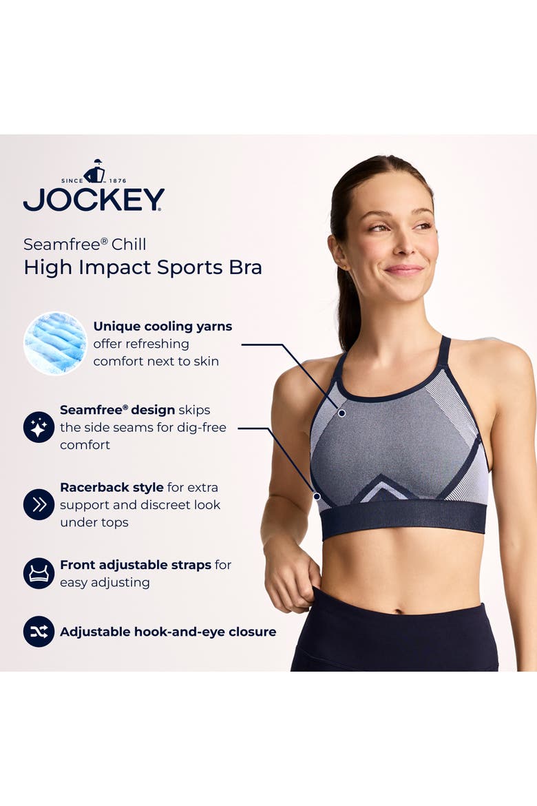 Women's Seamfree High Impact Sports Bra, Alternate, color, Black