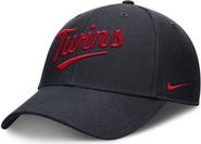 Nike Men's Nike Navy Minnesota Twins Rise Gaberdine Adjustable Hat