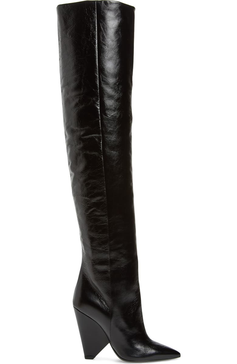 Saint Laurent Niki Over the Knee Boot, Alternate, color,