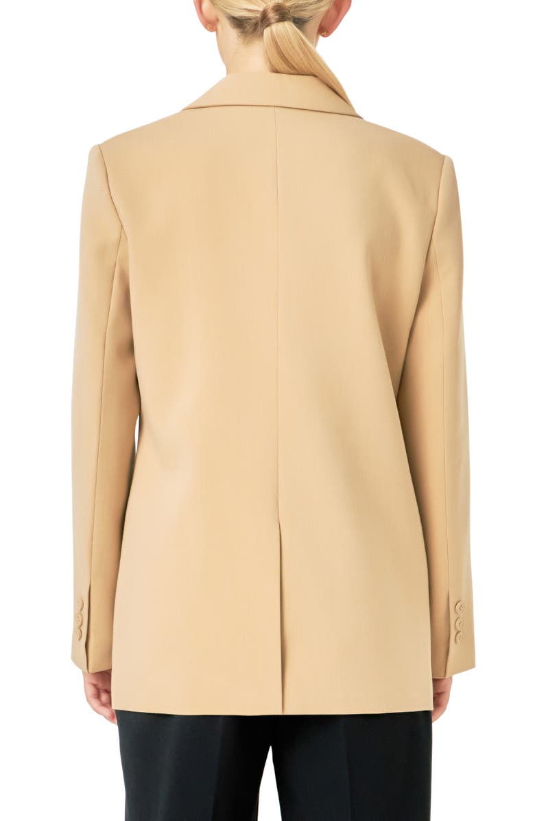 Endless Rose Two-Button Blazer, Alternate, color, Camel