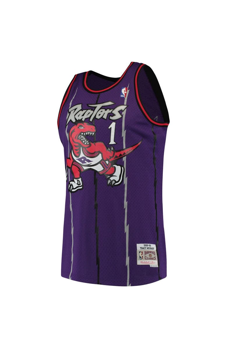 Mitchell & Ness Men's Mitchell & Ness Tracy McGrady Purple Toronto Raptors Hardwood Classics Swingman Jersey, Alternate, color, Purple