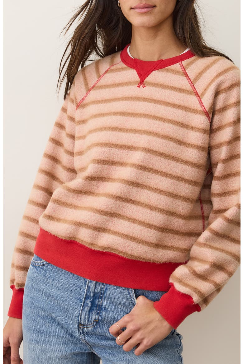 Cloud 9 Fleece Reversible Sweatshirt, Alternate, color, CHERRY RED