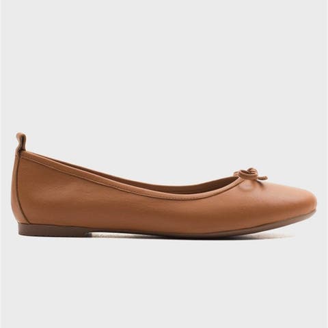 Florence Leather Ballerina Flats