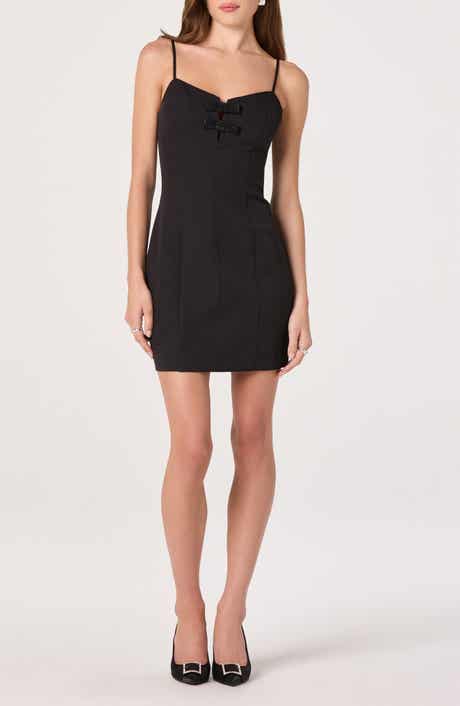 ASTR the Label Bow Detail Sleeveless Minidress