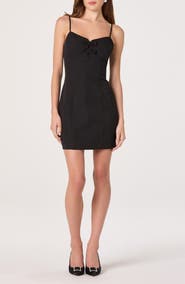 ASTR the Label Bow Detail Sleeveless Minidress