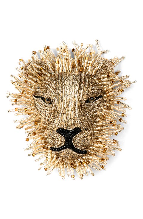 Lion Brooch