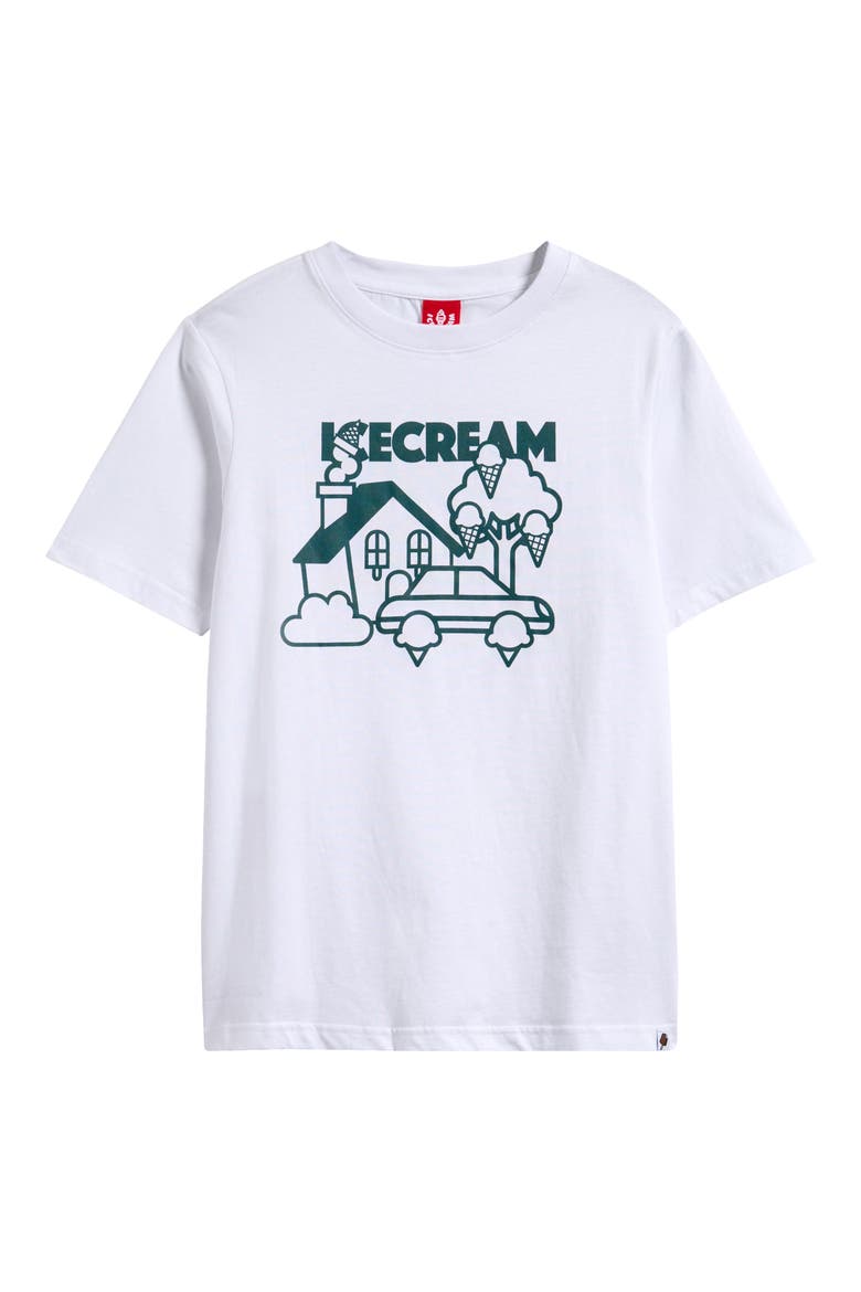 Kids' Home Cotton Graphic T-Shirt, Main, color, BLEACH WHITE