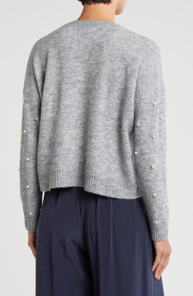 Splendid Imitation Pearl Sweater, Alternate, color, 