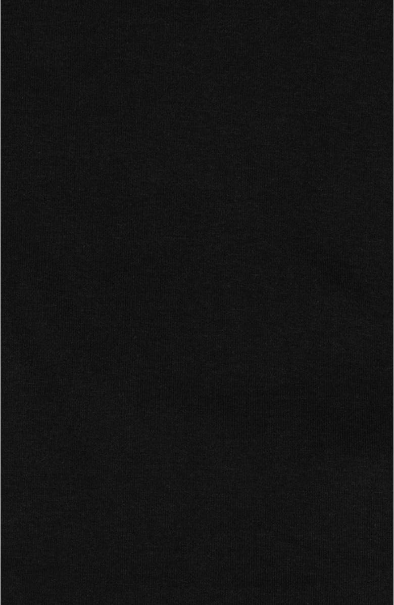 Leveret Kids Short Sleeve Cotton Solid Matching Family Pajamas, Alternate, color, Black