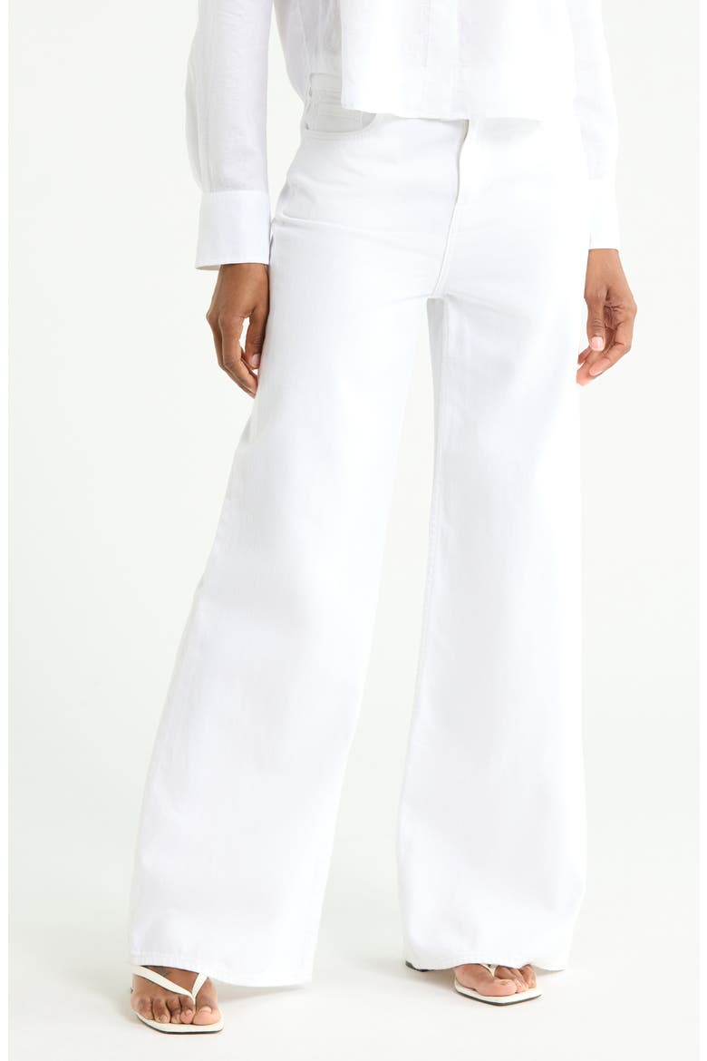 Terena Wide Leg Pants, Main, color, OPTIC WHITE