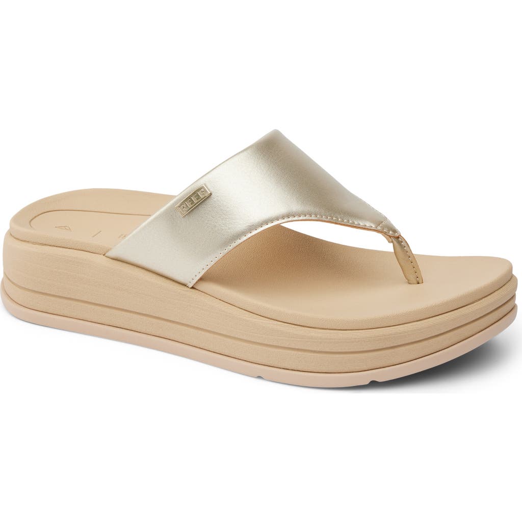Reef Aura Serenity Platform Flip Flop in Golden Hour  product
