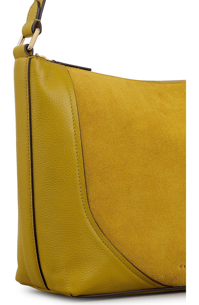 Radley Wood Park Suede Crossbody Bag, Alternate, color, Ochre