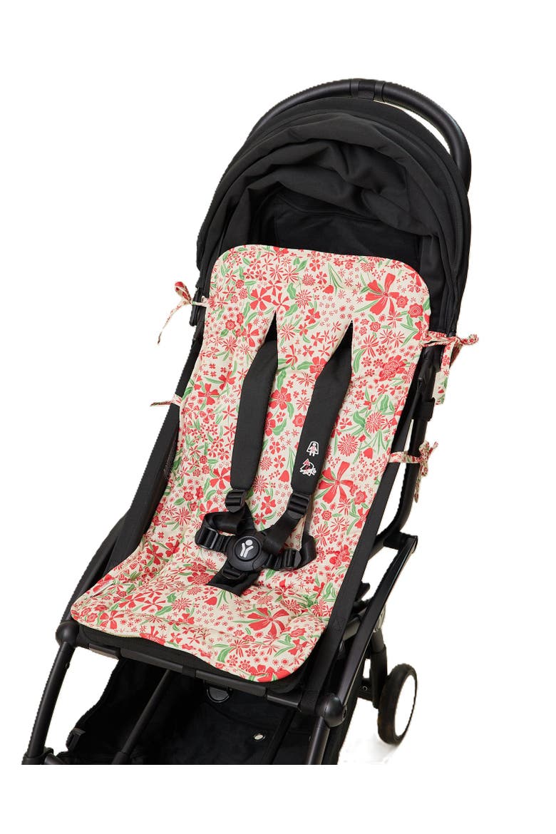 Stroller Party Seat Liner, Main, color, Superbloom