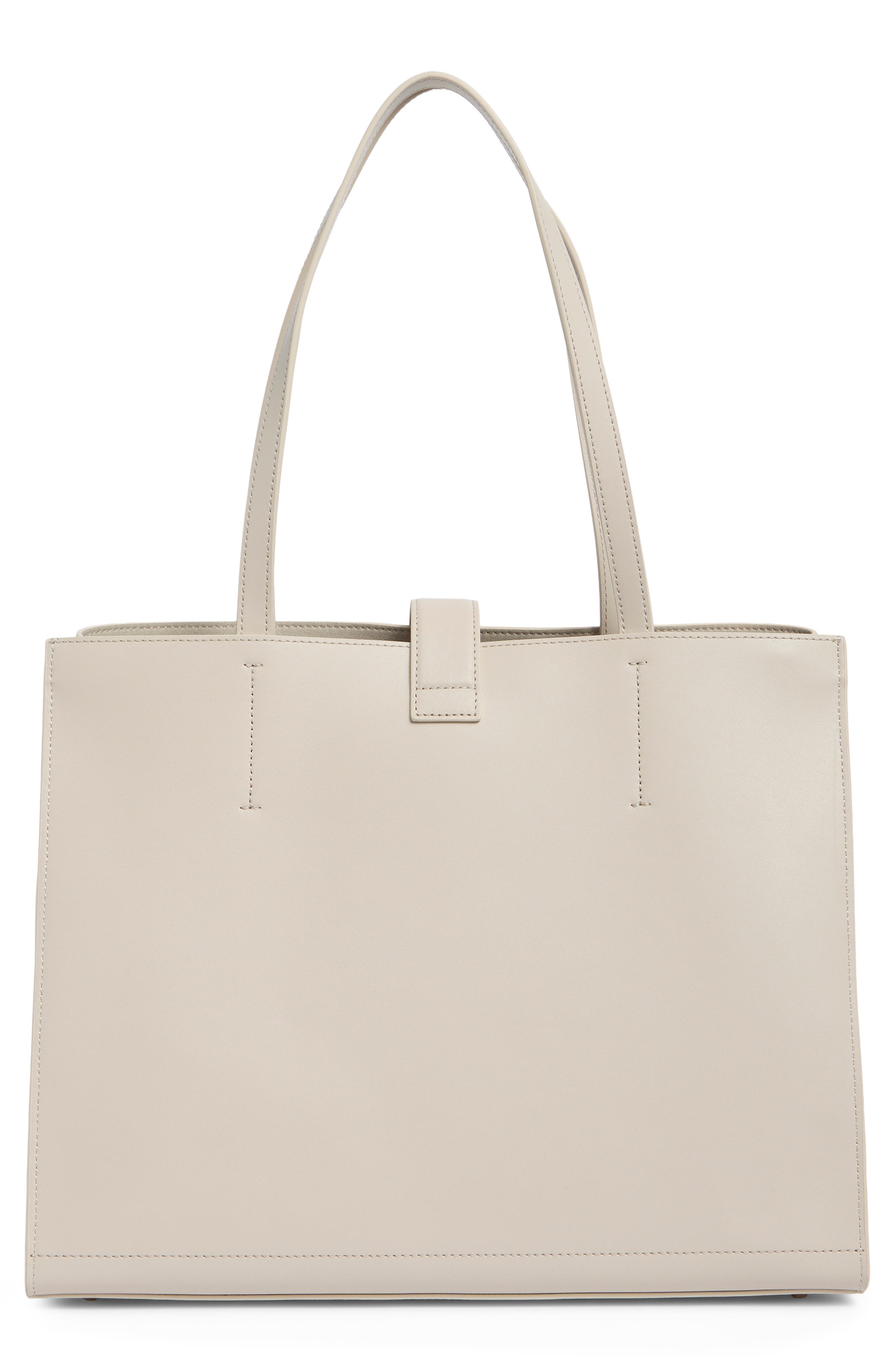 Furla Mia Sofia Large Leather Tote, Alternate, color, Perla E