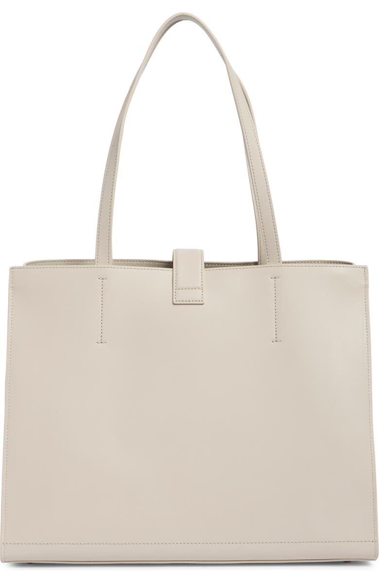 Furla Mia Sofia Large Leather Tote, Alternate, color, Perla E