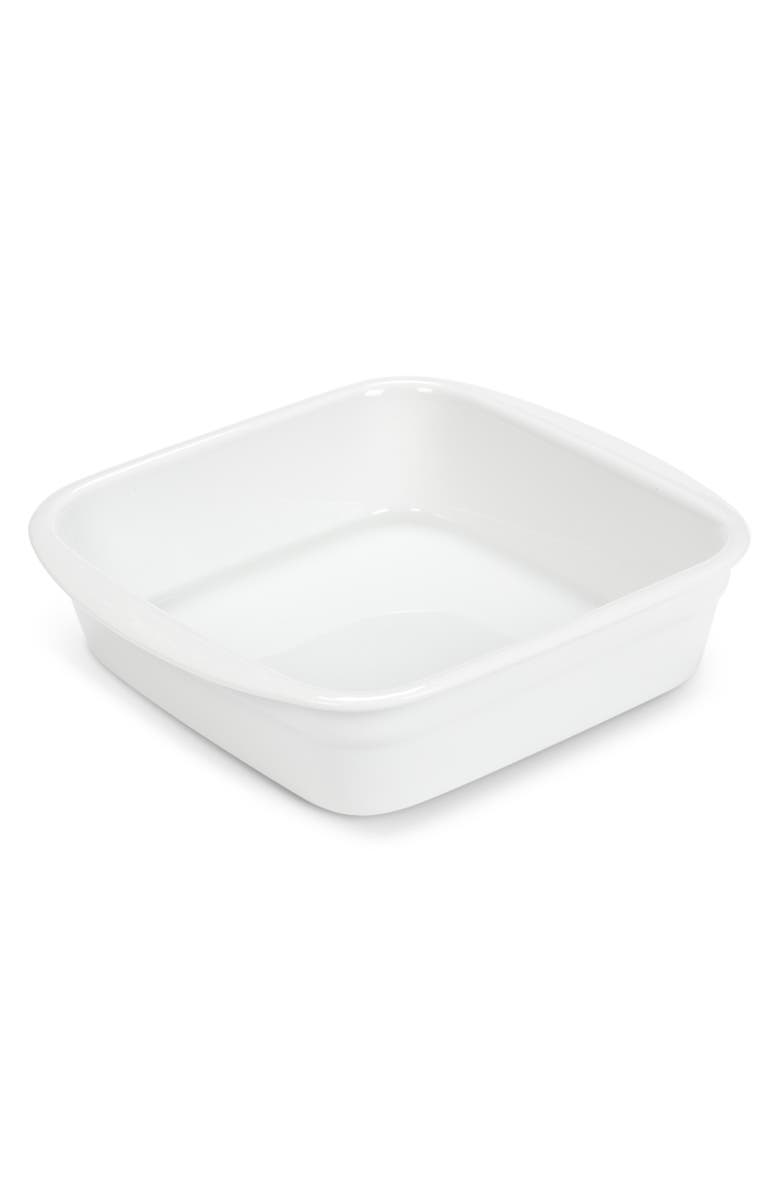 Pillivuyt 9.5-Inch Square Porcelain Lasagne Dish, Main, color,