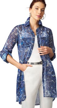 Jessica London Sheer Georgette Mega Tunic