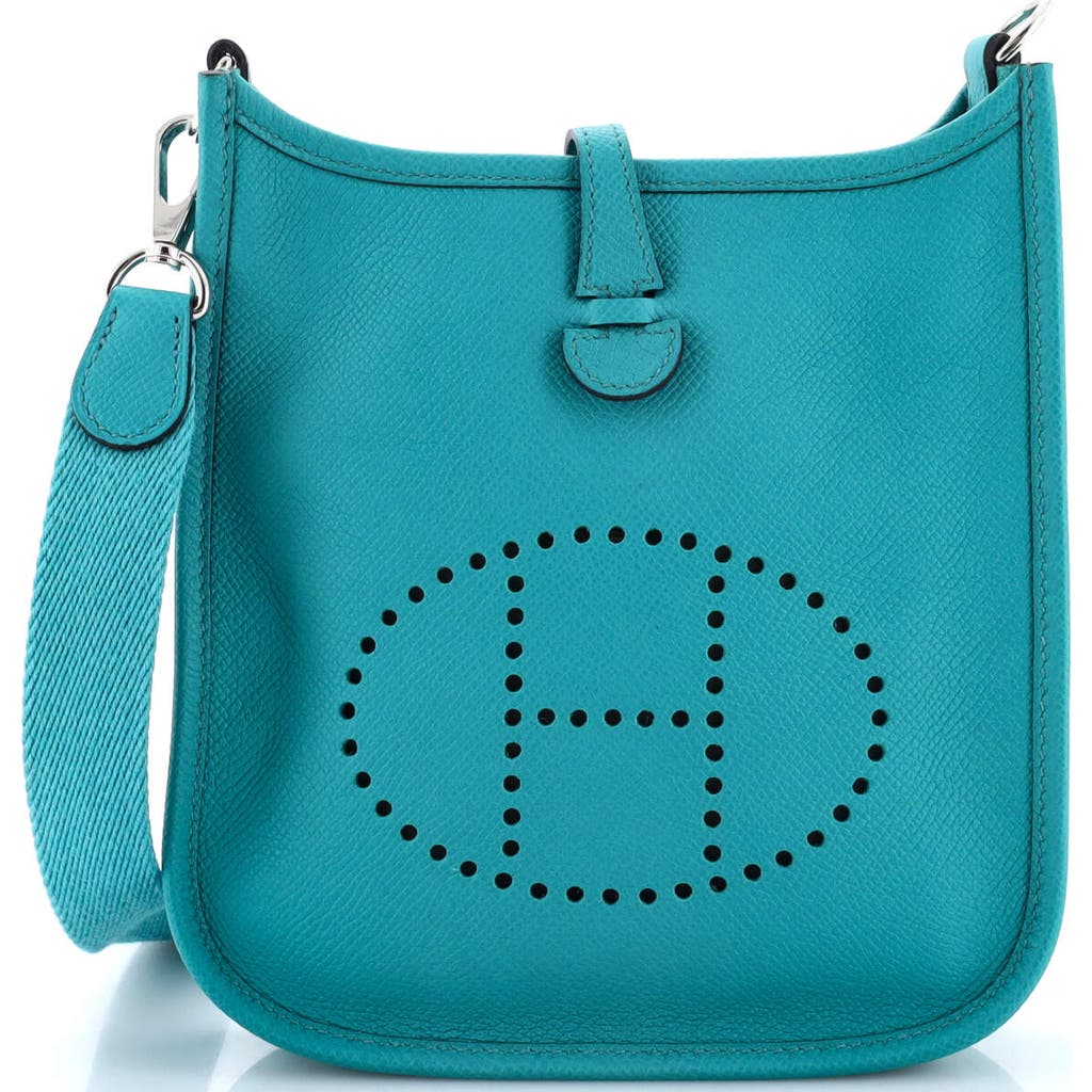 Pre-owned Hermes Hermes Evelyne Bag Gen Iii Epsom Tpm In Blue