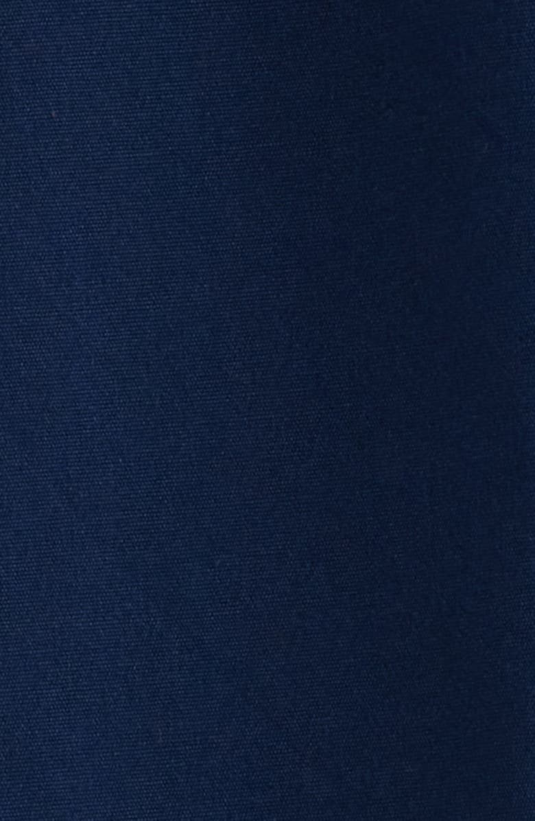 SPANX<sup>®</sup> Smock Waist V-Neck Cotton Midi Dress, Alternate, color, Timeless Navy