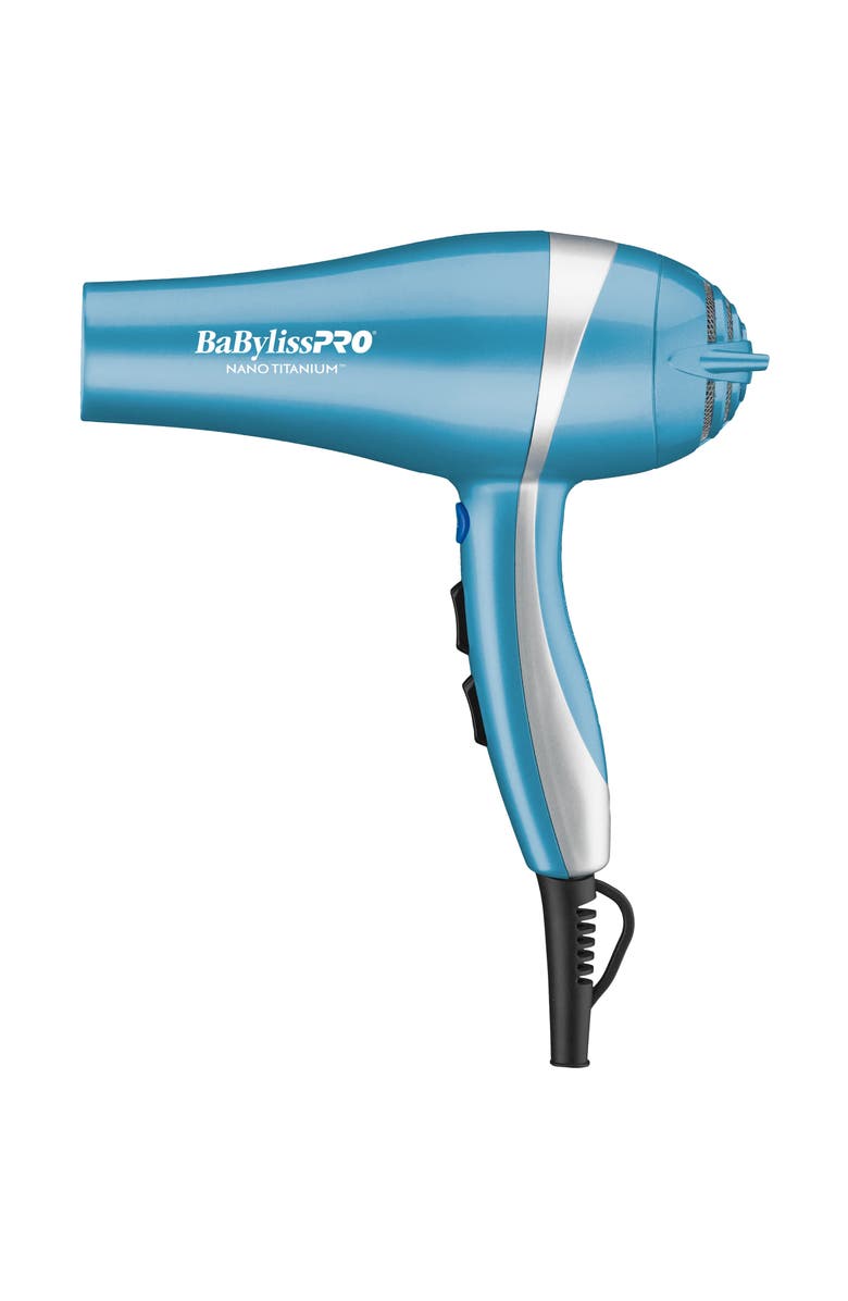 BaBylissPRO Nano Titanium Dryer, Main, color, Blue