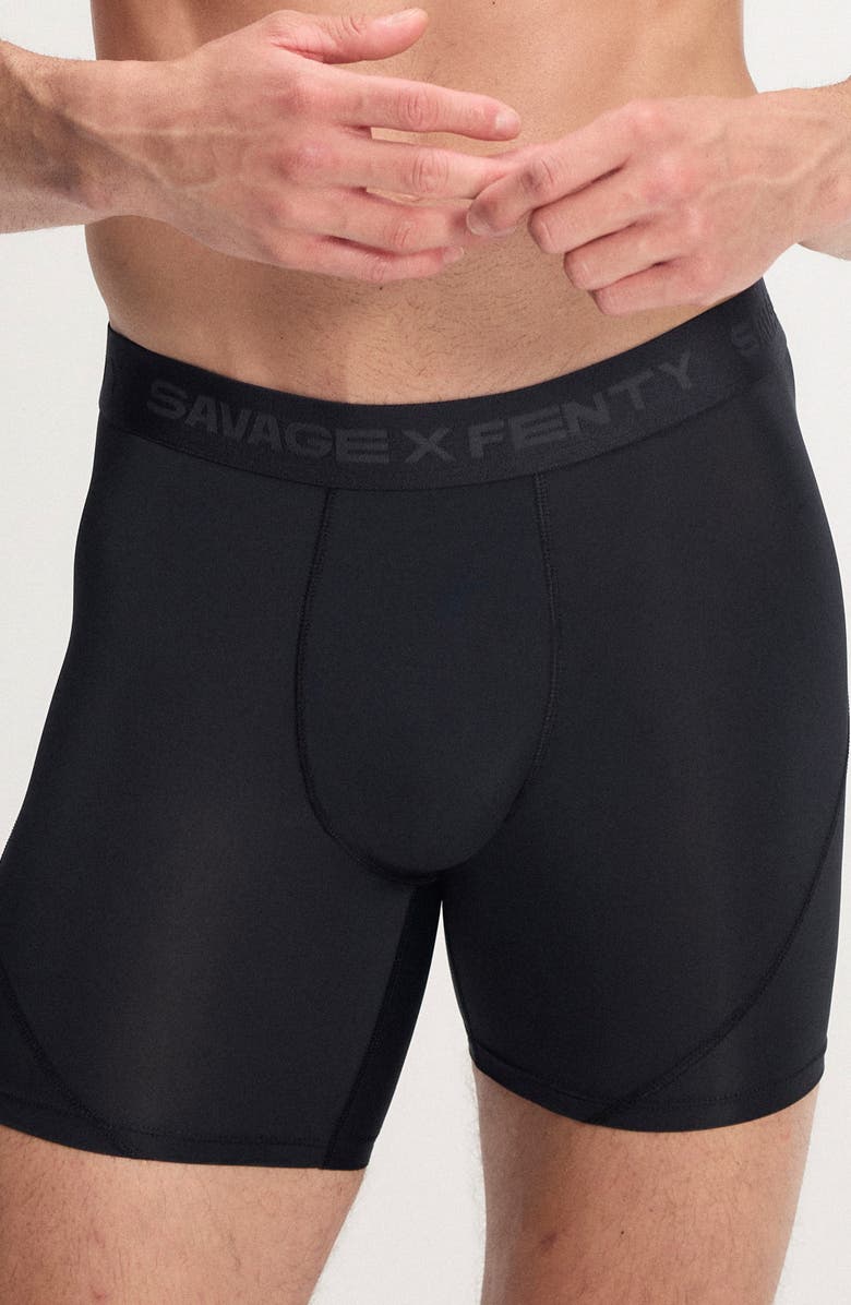 SAVAGE X FENTY 3-Pack Shadow Fit Boxer Briefs, Alternate, color, Black/ Brown/ Blue
