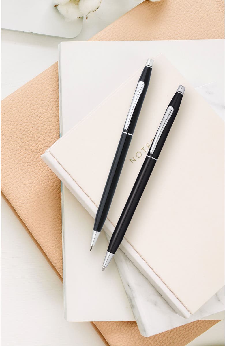 A.T. Cross Classic Century Pen and Pencil Set, Alternate, color, Black Lacquer