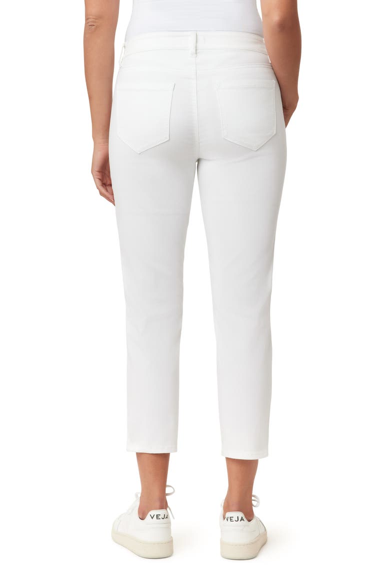 Belted Skinny Crop Jeans, Alternate, color, WINDERMERE WHITE FLORAL