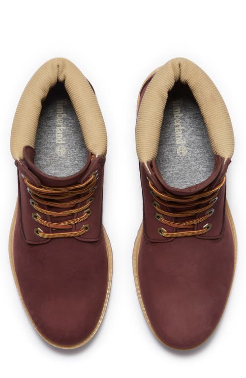 Timberland Premium 6-inch Waterproof Boot In Burgundy
