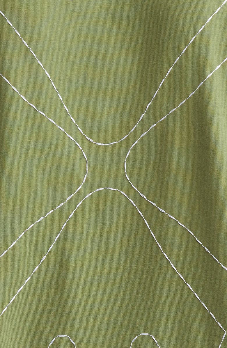 Off-White Stitch Arr Slim Embroidered T-Shirt, Alternate, color, 