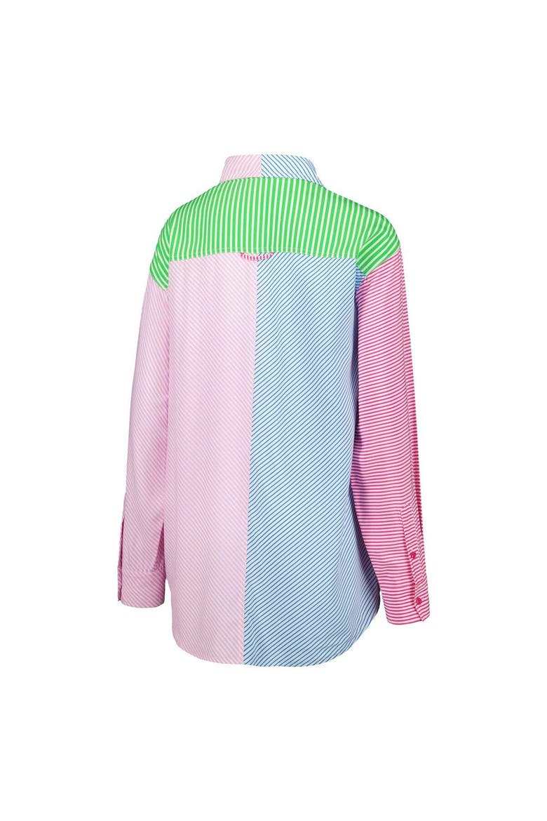Women's Terez Chicago Cubs Button-Up Shirt, Alternate, color, Blue