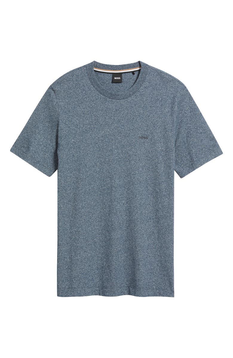 BOSS Thompson Heathered T-Shirt, Alternate, color, Open Grey
