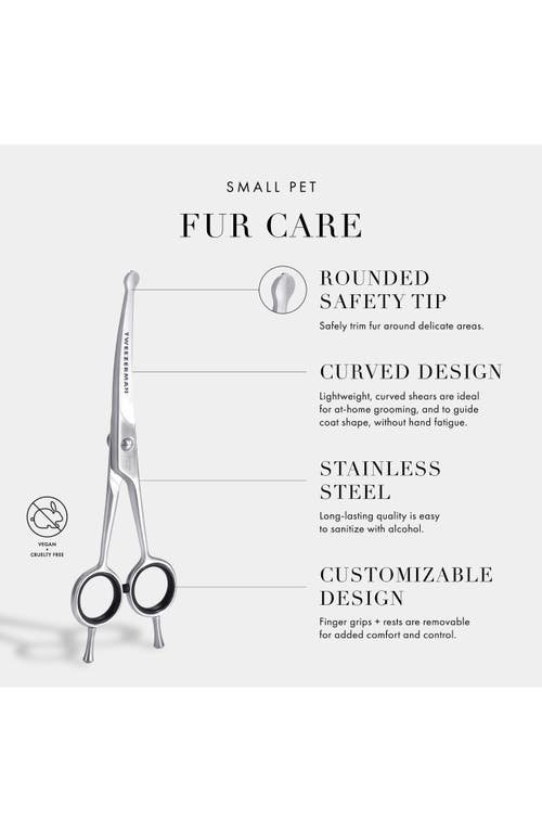 Tweezerman Curved Grooming Shears In No Color