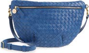 Clare V. Medium Grande Woven Leather Belt Bag