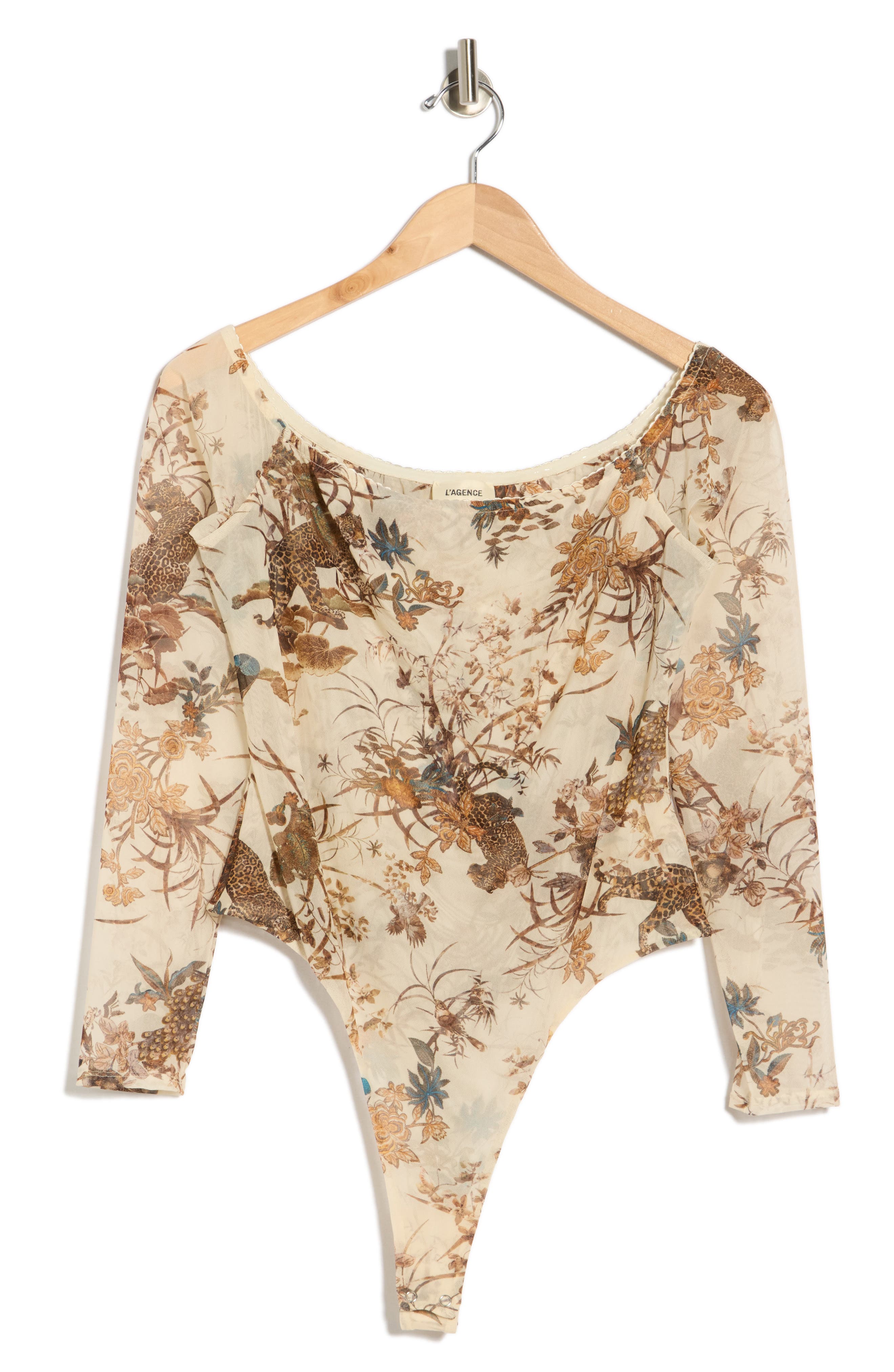 L'AGENCE Peonie Off the Shoulder Bodysuit