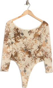 L'AGENCE Peonie Off the Shoulder Bodysuit