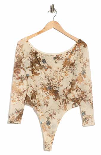 L'AGENCE Peonie Off the Shoulder Bodysuit