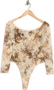 L'AGENCE Peonie Off the Shoulder Bodysuit