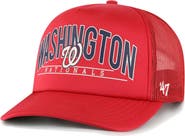 '47 Men's '47 Red Washington Nationals Backhaul Foam Trucker Snapback Hat