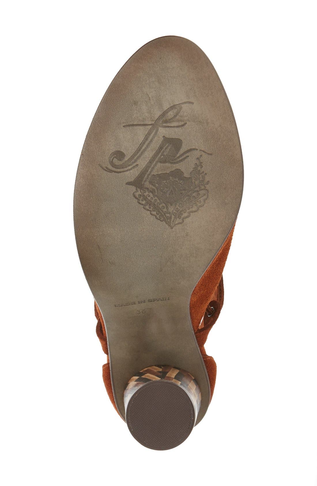 'Nouvella' Lace-Up Pump, Alternate, color, SETTER SUEDE