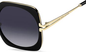 53mm Gradient Square Sunglasses