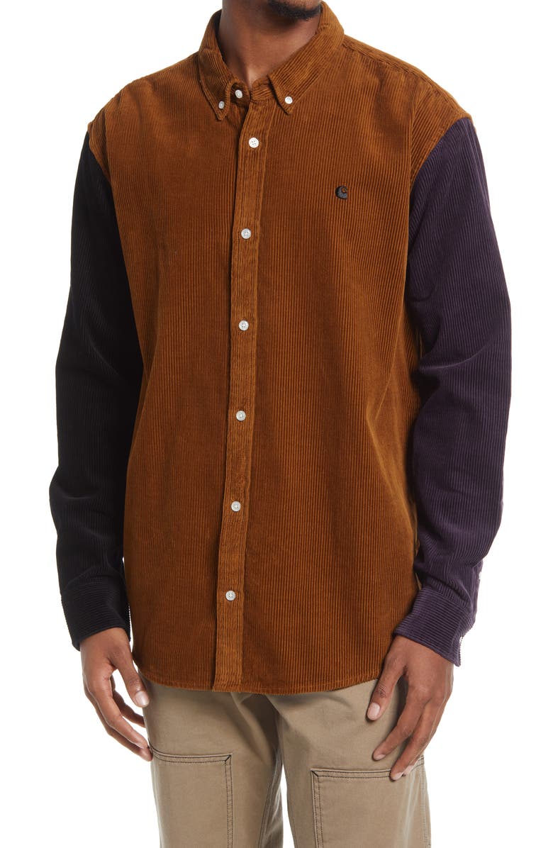 Carhartt Work In Progress Men's Madison Corduroy Shirt, Main, color, 