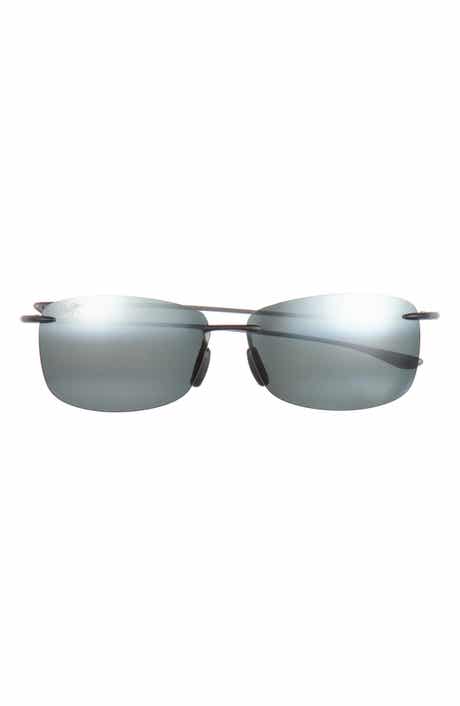 Plumeria 55mm Polarized Rectangular Sunglasses